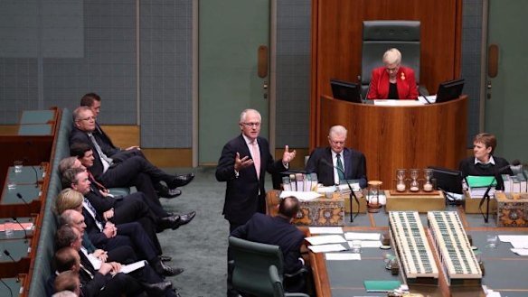 Communications Minister Malcolm Turnbull spoke during a condolence motion Mr Whitlam.