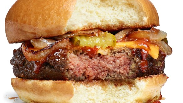 Impossible Foods' meat-free burger. 