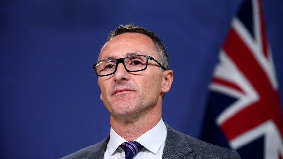 Greens leader Richard Di Natale is calling for a return to the days of "big government".