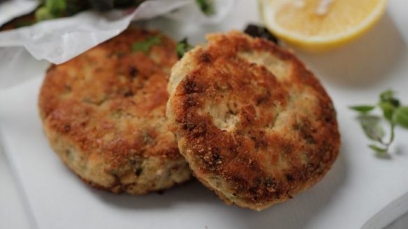 Serve these salmon burgers with sweet potato chips or a side salad.