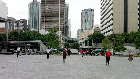 King George Square has been criticised for being too hot in summer.