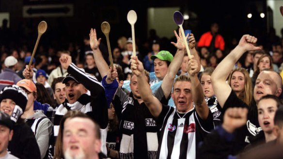 No love lost; Collingwood fans will have a new way to demonstrate their hate for all-things Carlton.