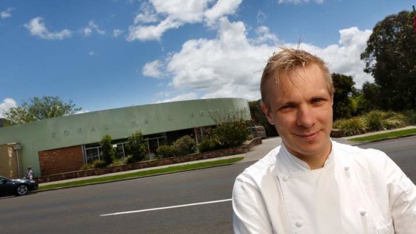 Royal succession: Executive chef Robin Wickens is introducing a new style of menu at Dunkeld's Royal Mail Hotel.