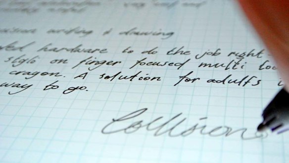 Collusion solves the problem of handwriting and drawing on the iPad.