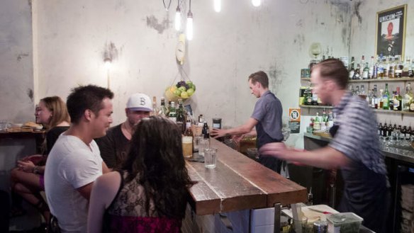 Easy drinking: Bulletin Place feels more like someone's home than a bar.