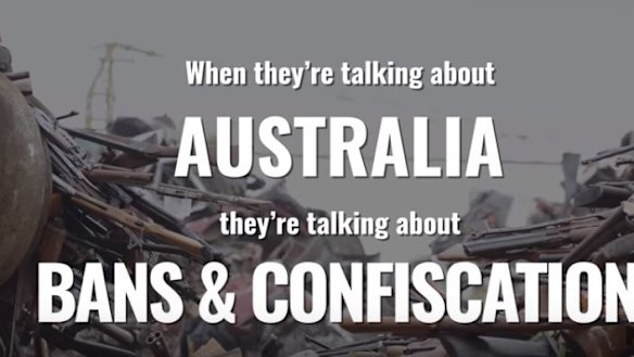 The NRA has targeted Australia in a new video.