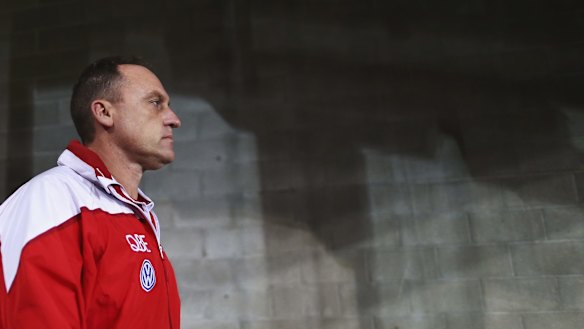 Looking forward: Swans coach John Longmire has signed a new long-term deal.