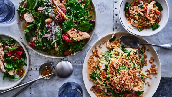 Adam Liaw's favourite chicken salads.