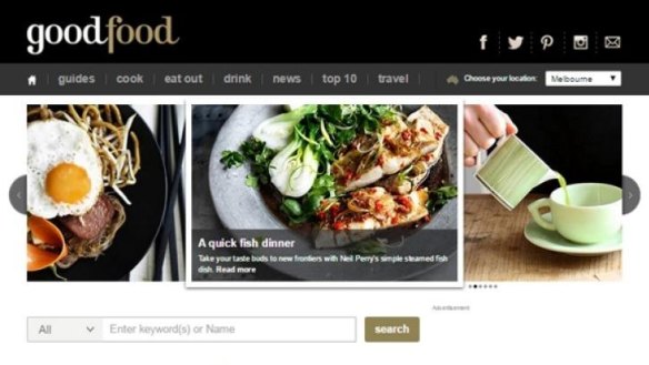 The goodfood.com.au website is a finalist for a PANPA award.