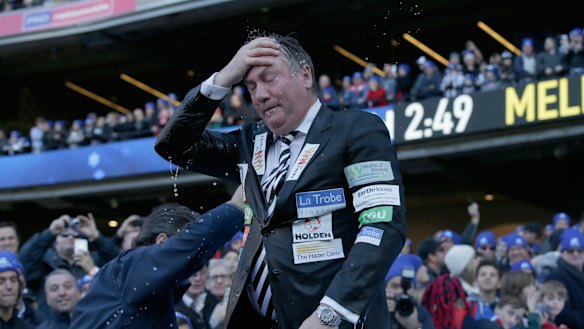 Ice age: Eddie McGuire in the 'Big Freeze 2' charity event.