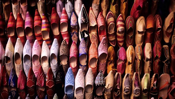 Babouches in Marrakesh.