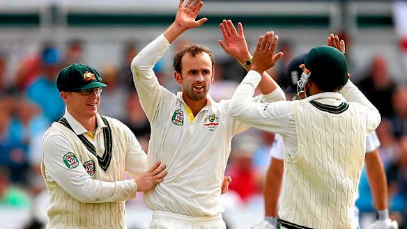 Nathan Lyon ripped out England's middle order during the first innings of the fourth Test in Durham.