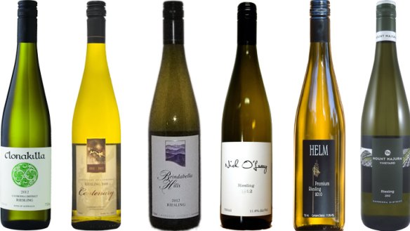 The current vintages of some of the Canberra district rieslings that aged beautifully: Clonakilla, Centenary, Brindabella Hills, Nick O’Leary, Helm Premium and Mount Majura.