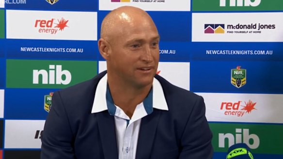 Hot water: Nathan Brown's post-match comments drew the ire of some.