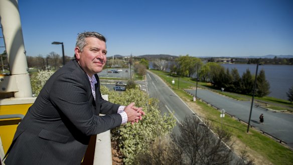 Dan Stewart at the Westside Container Village in September last year after leaving the Land Development Agency.