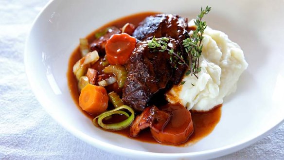 Meltingly tender: Beef cheeks.