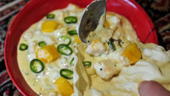 Mango raita (mangay pajji).