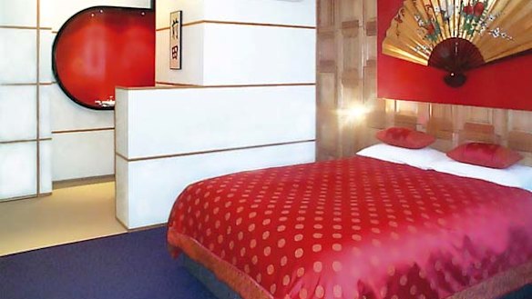 Flight of fantasy ... the Japanese room.