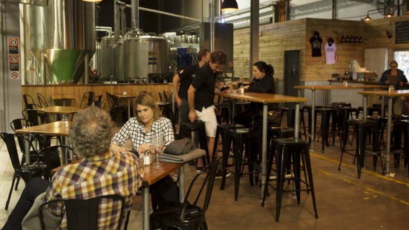 Crafty move: The Brewery Bar is family friendly and has great pub food.