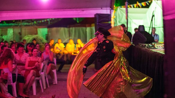 The Die Fringe Burlesk! performance at the Canberra Fringe on Friday.