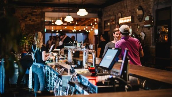 Total renovation: Inside the bar of West Village, formerly The White Cockatoo.