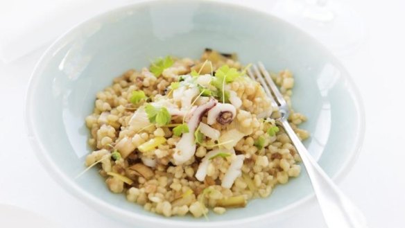 Fregola with squid is a highlight.