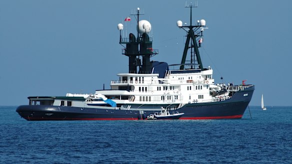 The Arctic P is the Packer family's 88-metre-long tinnie.