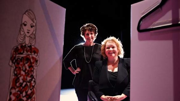 Closet space ... Delia Ephron and Magda Szubanski.