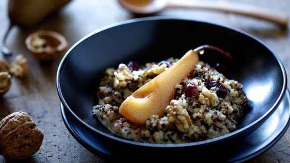 Quinoa porridge: Sustaining, comforting and sweet.
