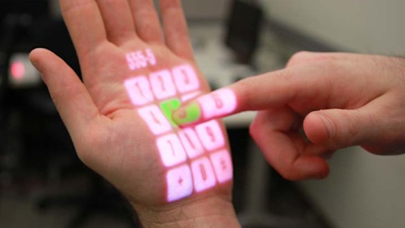 A keyboard in the palm of your hand