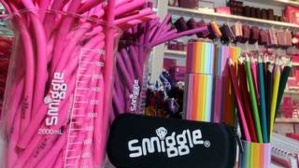 Smiggle store in Crown Street Mall.