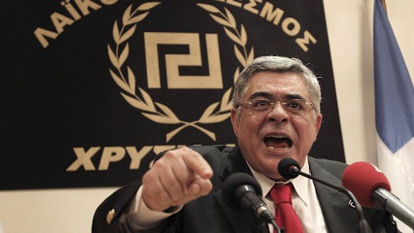 Golden Dawn leader Nikolaos Michaloliakos.
