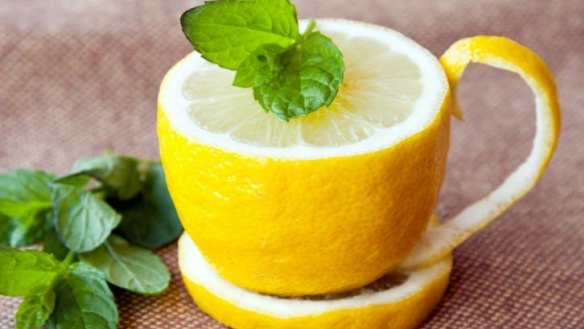Add lemon juice to water to start the day.