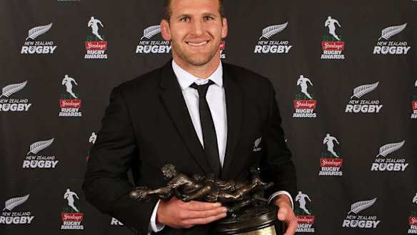 Kieran Read wins New Zealand rugby player of the year award