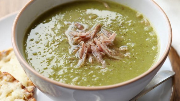 Pea and ham soup.