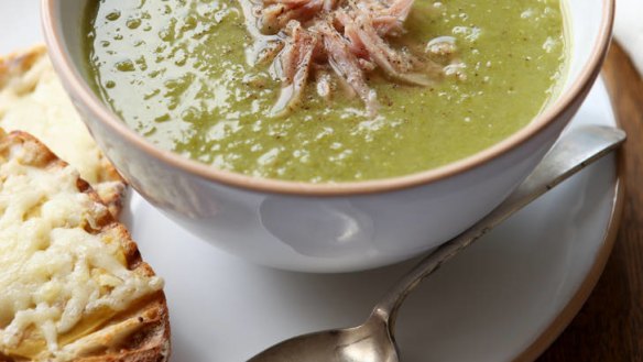 Pea and ham soup.