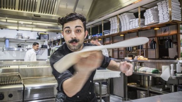 Secret weapon: Pizzaiolo Youssef Ben Touati.