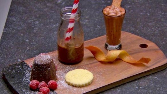 The dessert platter prepared by Tash Shan on MasterChef.