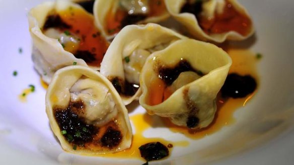 Pork and prawn tortellini.