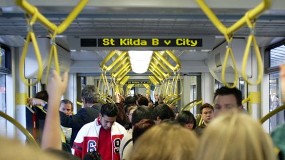 Melbourne's public transport squeeze.