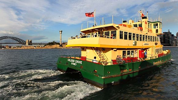 Sailing into the future: The ferry at Balmain - the Balmain West wharf is set to close, whereas Balmain East will be upgraded.