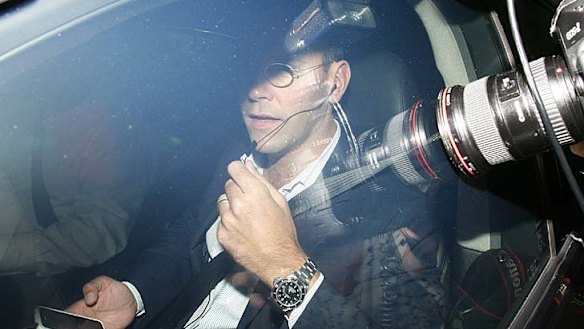 Under pressure ... James Murdoch.