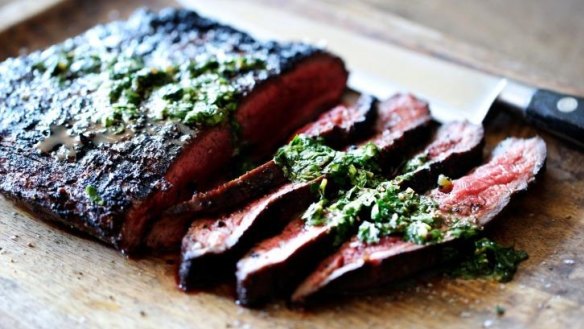 Skirt or hangar steak is a great value cut with great flavour.