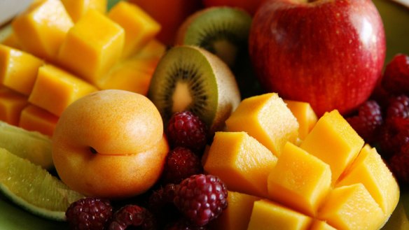 Keep it fresh and seasonal with mangoes, apricots and kiwi fruit. 