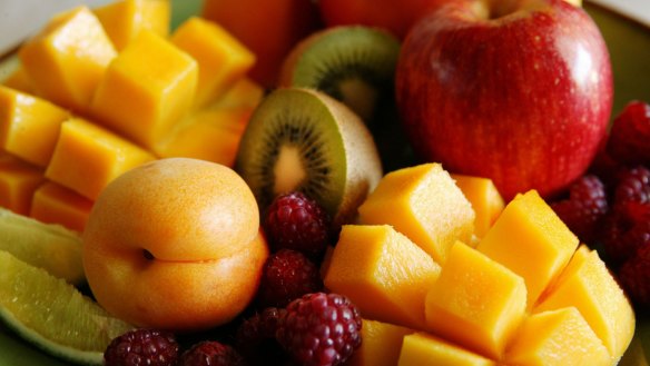 Keep it fresh and seasonal with mangoes, apricots and kiwi fruit. 