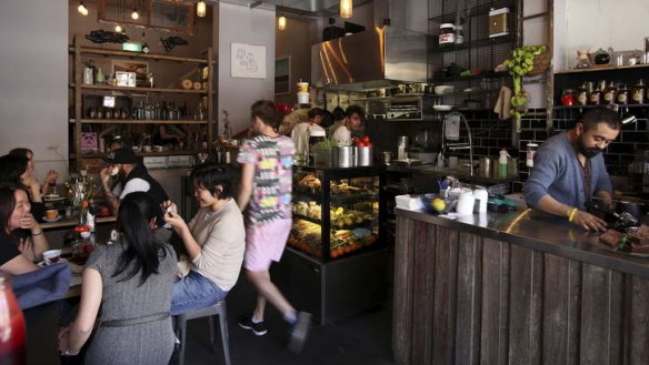 Go for the coffee, stay for the food. This bustling cafe has all tastes catered for.