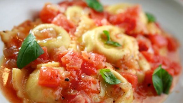 The go-to dish at Rosa's Kitchen? Ravioli Trapani.