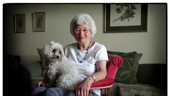 Beverley Broadbent, 83, believed elderly people should be able to decide when they want to die. Photo: Angela Wylie. 
