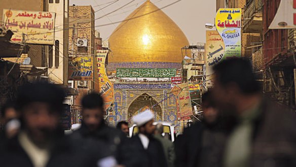 Holy row … the Shrine of Imam Ali in Najaf, the scene of political and religious squabbling over the future of Iraq.