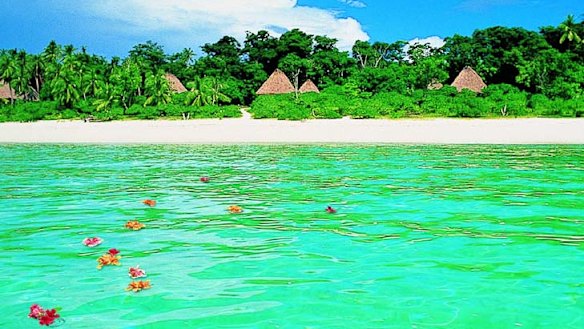 The luxurious resort on Fiji's Vatulele island.